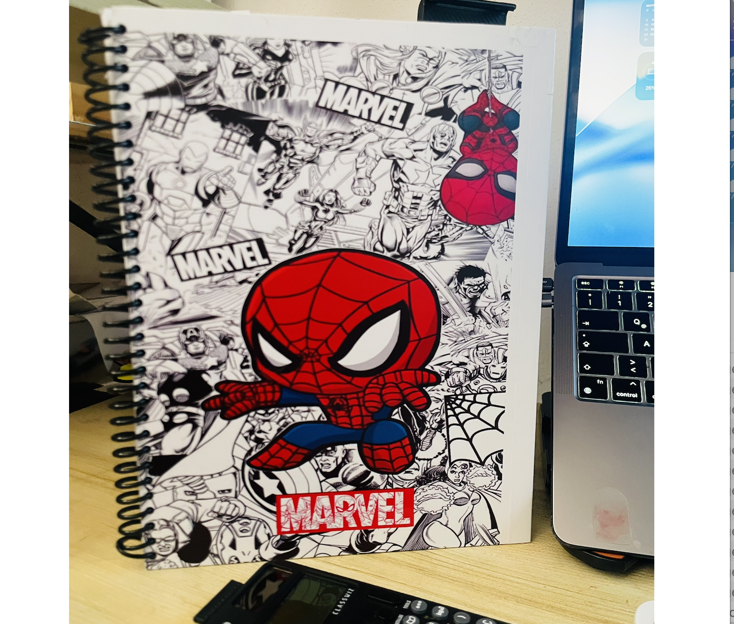 Libreta Hombre araña